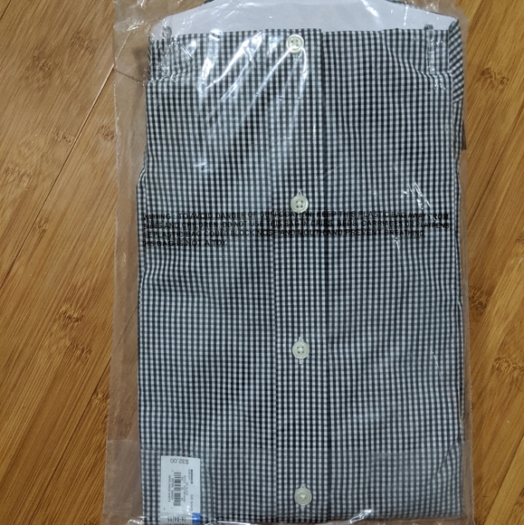 SOLD BN Croft & Barrow Black & White Long-Sleeve Shirt - Picture 2 of 5